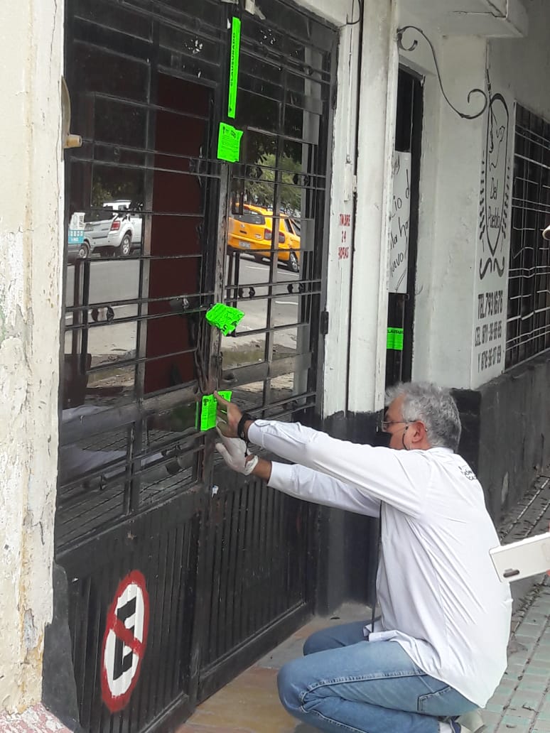 Se clausuró la funeraria ubicada en la avenida Hidalgo en la colonia Centro.