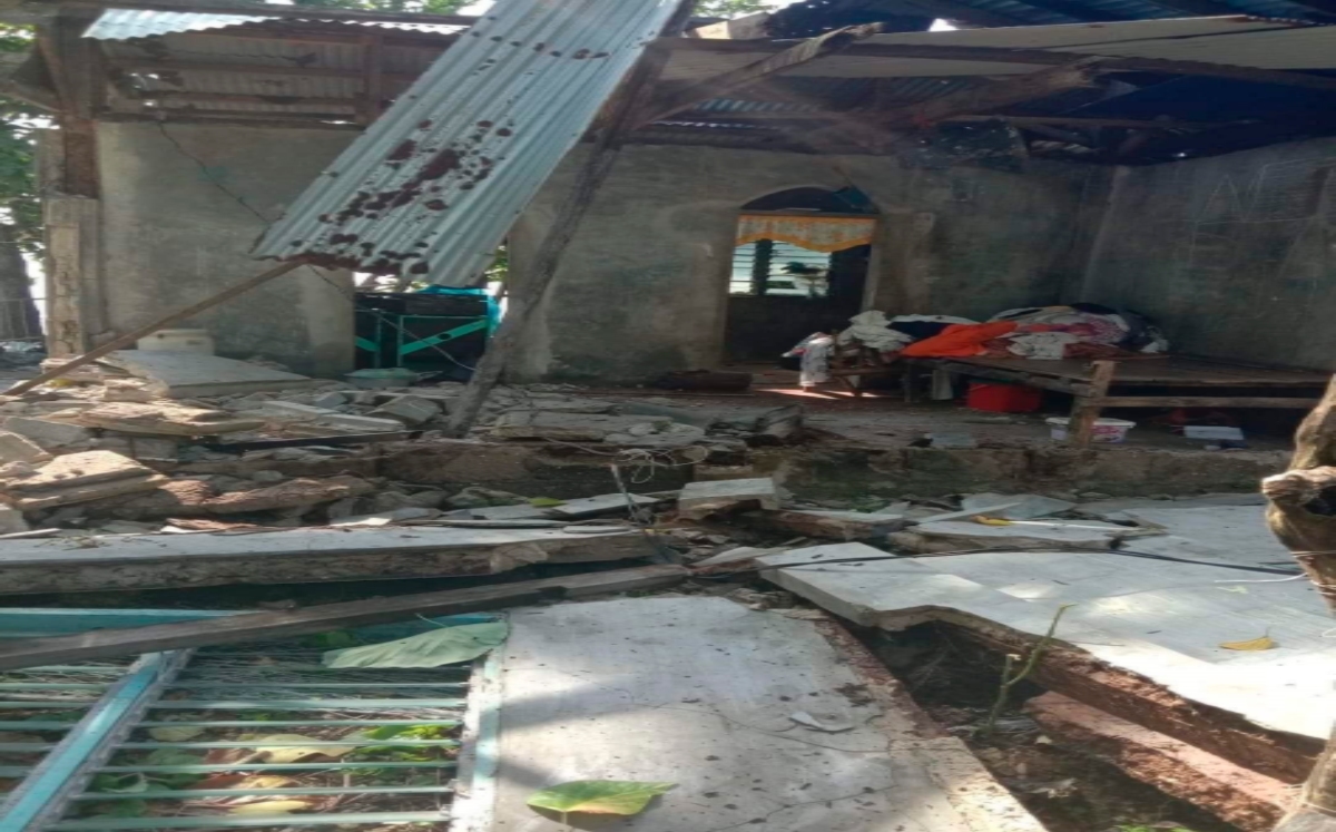 El epicentro del sismo se situó a 5 kilómetros al suroeste de la localidad de Cataingan. /EFE
