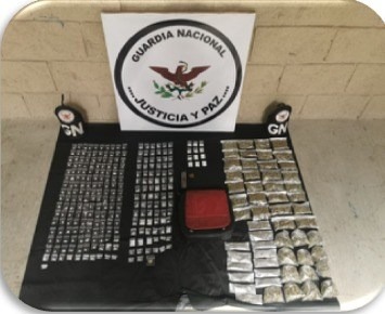 Guanajuato Seguro. detienen 55, decomisan más de 20 mil dosis de droga.