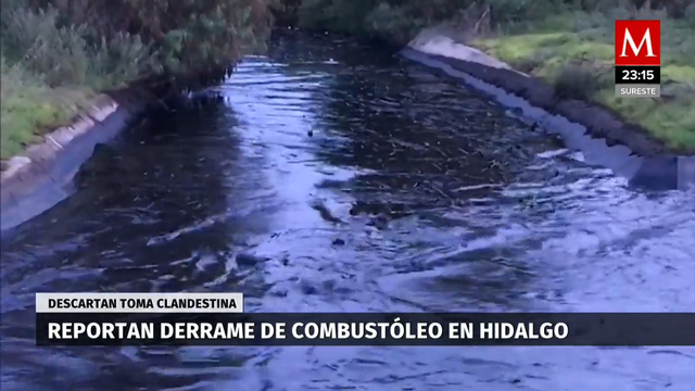 Pemex reporta fuga de combustóleo durante maniobra en Hidalgo