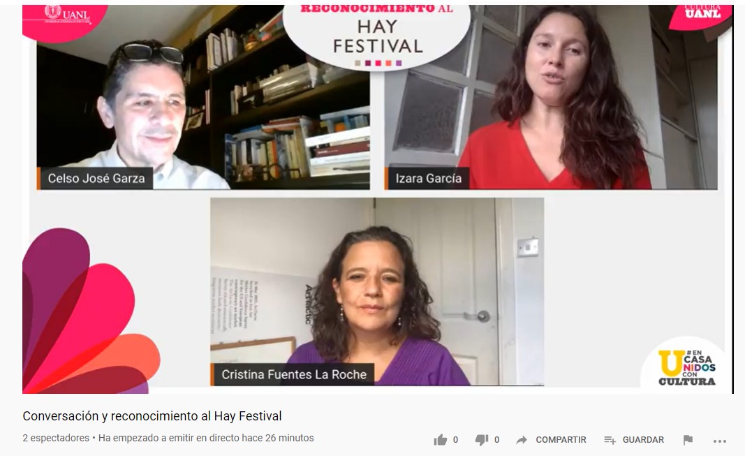 Presentación del Hay Festival en Monterrey. Foto: Especial.