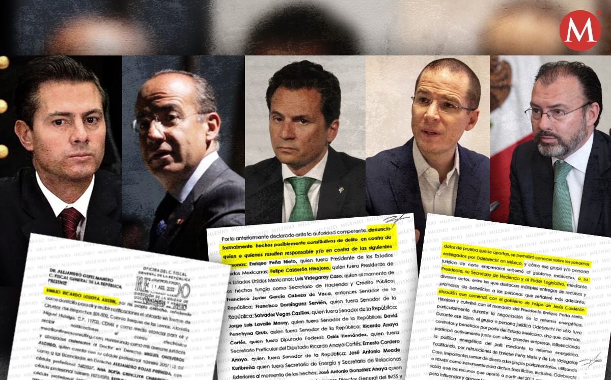 Emilio Lozoya señaló a ex presidentes y ex senadores en su denuncia ante la FGR (Especial)
