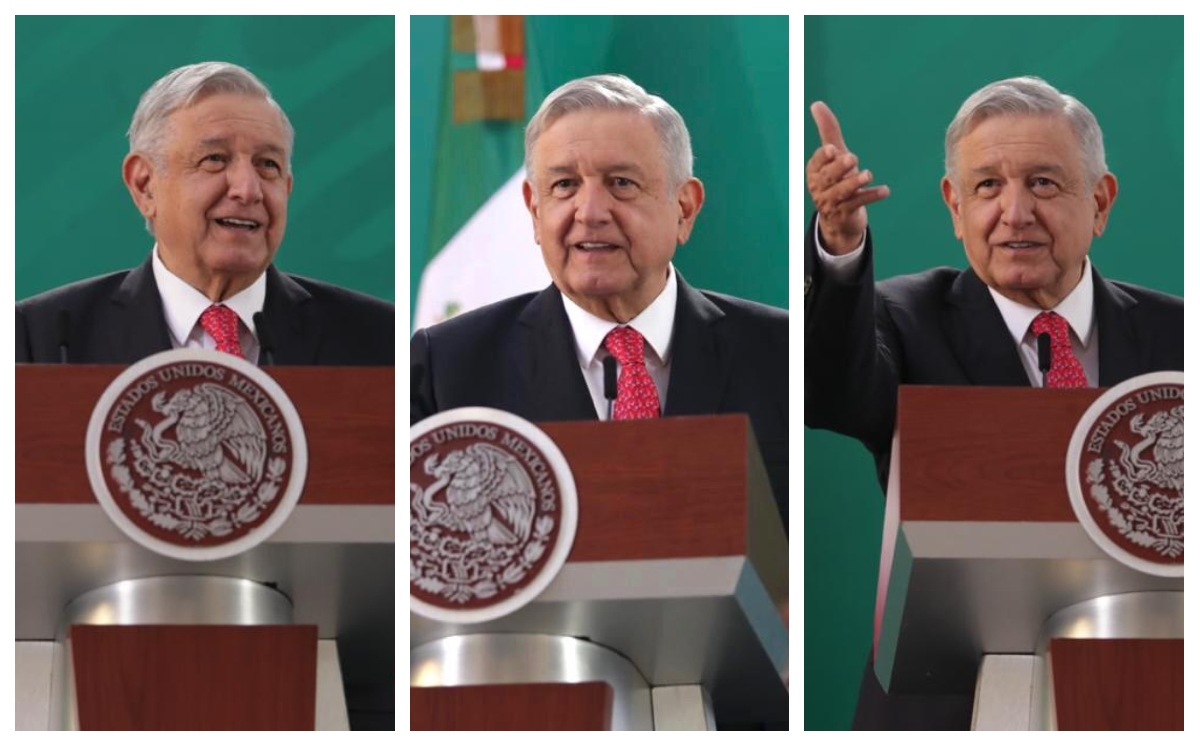 El presidente Andrés Manuel López Obrador en La Mañanera del 19 de agosto. (Cortesía)