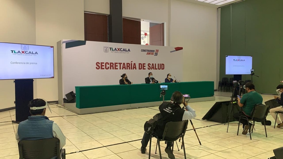 Reporte semanal para dar a conocer el comportamiento de la pandemia en Tlaxcala. (Jaime Zambrano)