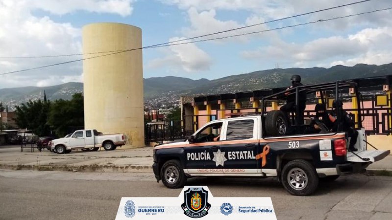 Elementos de la Policía Estatal y de la FGE atendieron el reporte.