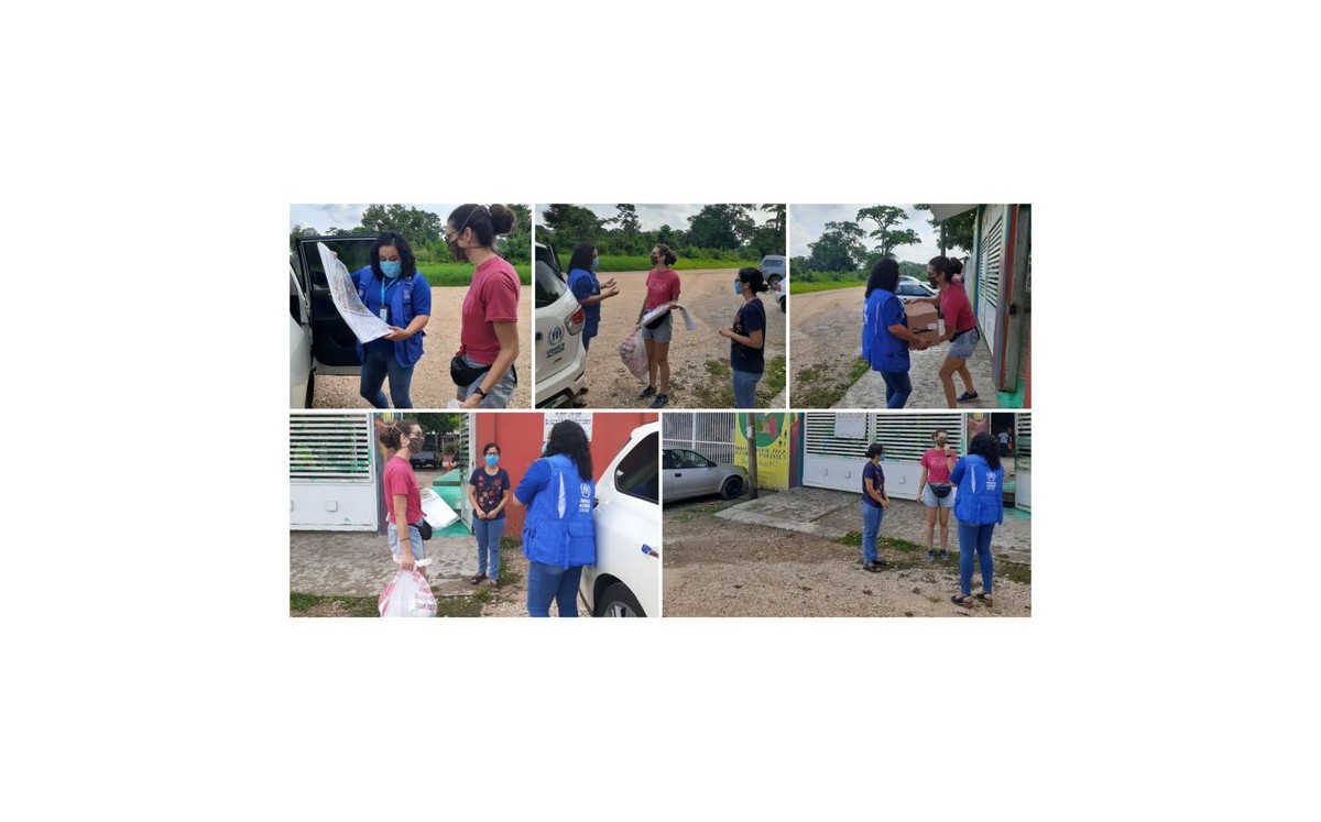 La entrega beneficia a cinco escuelas primarias y una secundaria. (@AcnurMexico)