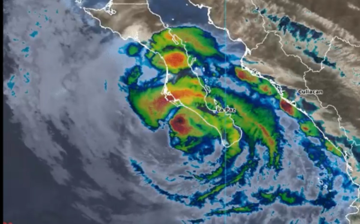 El huracán continuará provocando lluvias en la zona. (SMN)