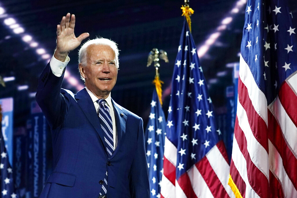 Joe Biden enfrentará a Donald Trump en las elecciones del 3 de noviembre en Estados Unidos. (AP)