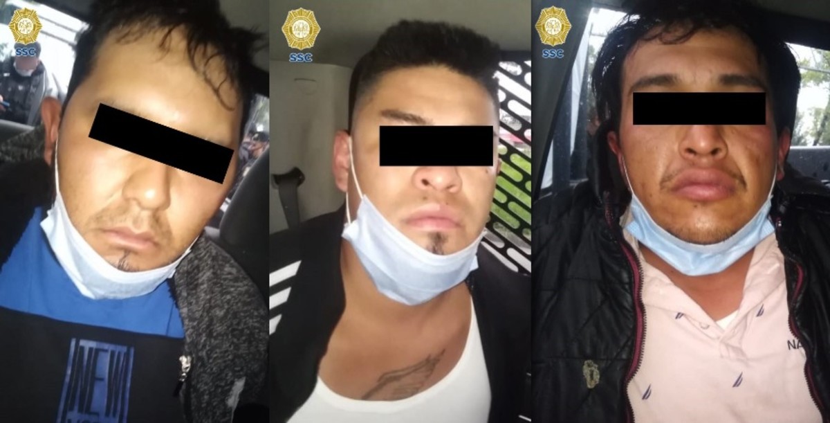Los tres sujetos fueron sorprendidos debido a una actitud inusual. | SSC