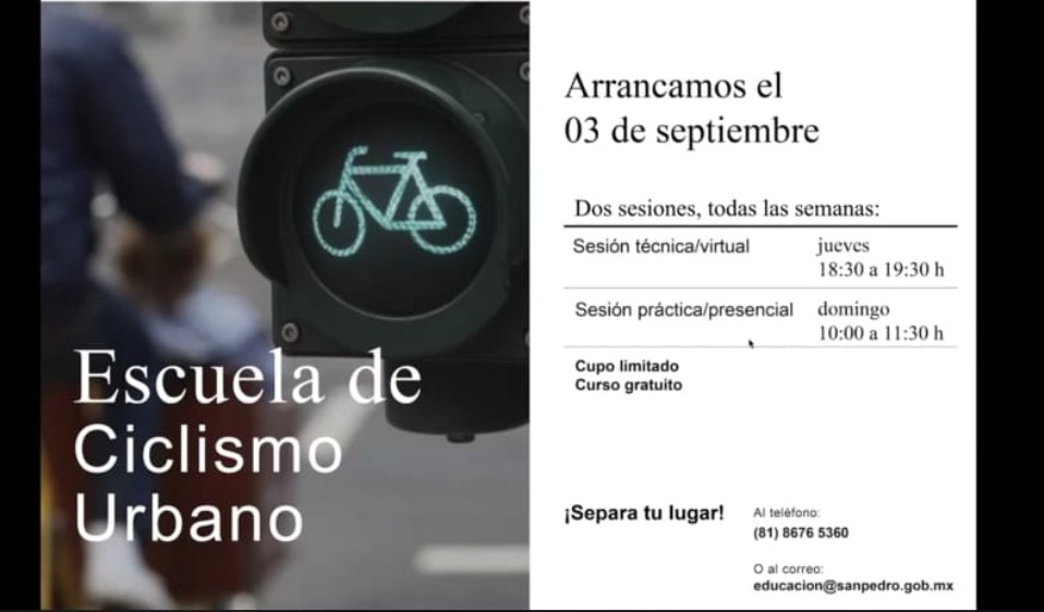 La segunda sesión, que será presencial, es el domingo en la mañana de 10:00 a 11:30. Foto: Especial