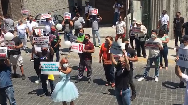 Piden reapertura de salones de fiesta en Nuevo León