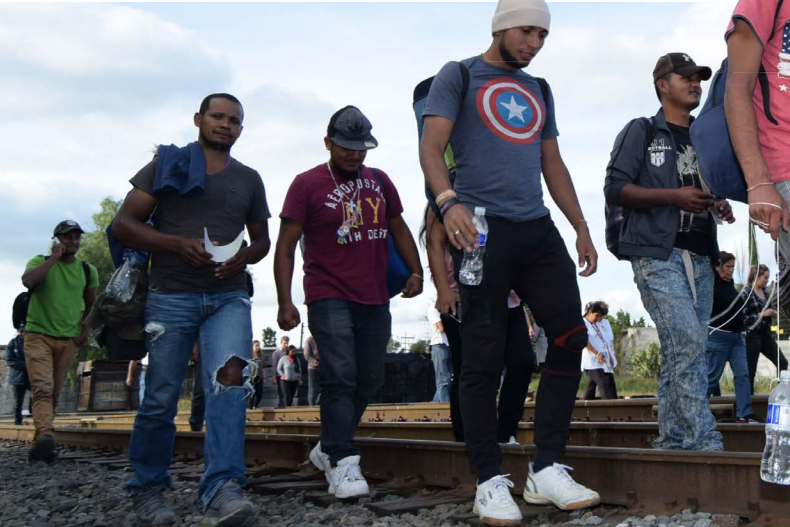 Migrantes en Hidalgo. (Francisco Villeda)