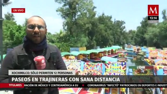 Reinician las actividades en los embarcaderos de Xochimilco a 3 meses del cierre por pandemia