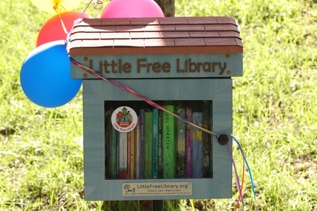 Forma parte del movimiento internacional Little Free Library. (Especial)