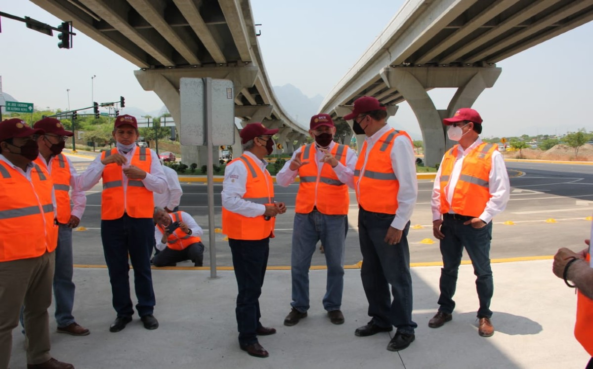 Jorge Arganis Díaz, titular de la SCT, supervisa infraestructura en Nuevo León | Twitter/@SCT_mx