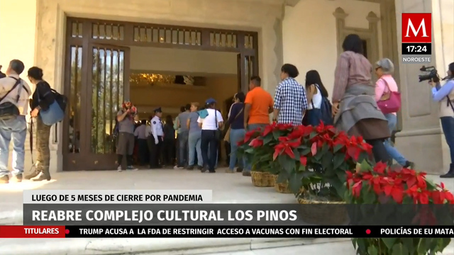 Los Pinos reabre sus puertas tras cierre por coronavirus