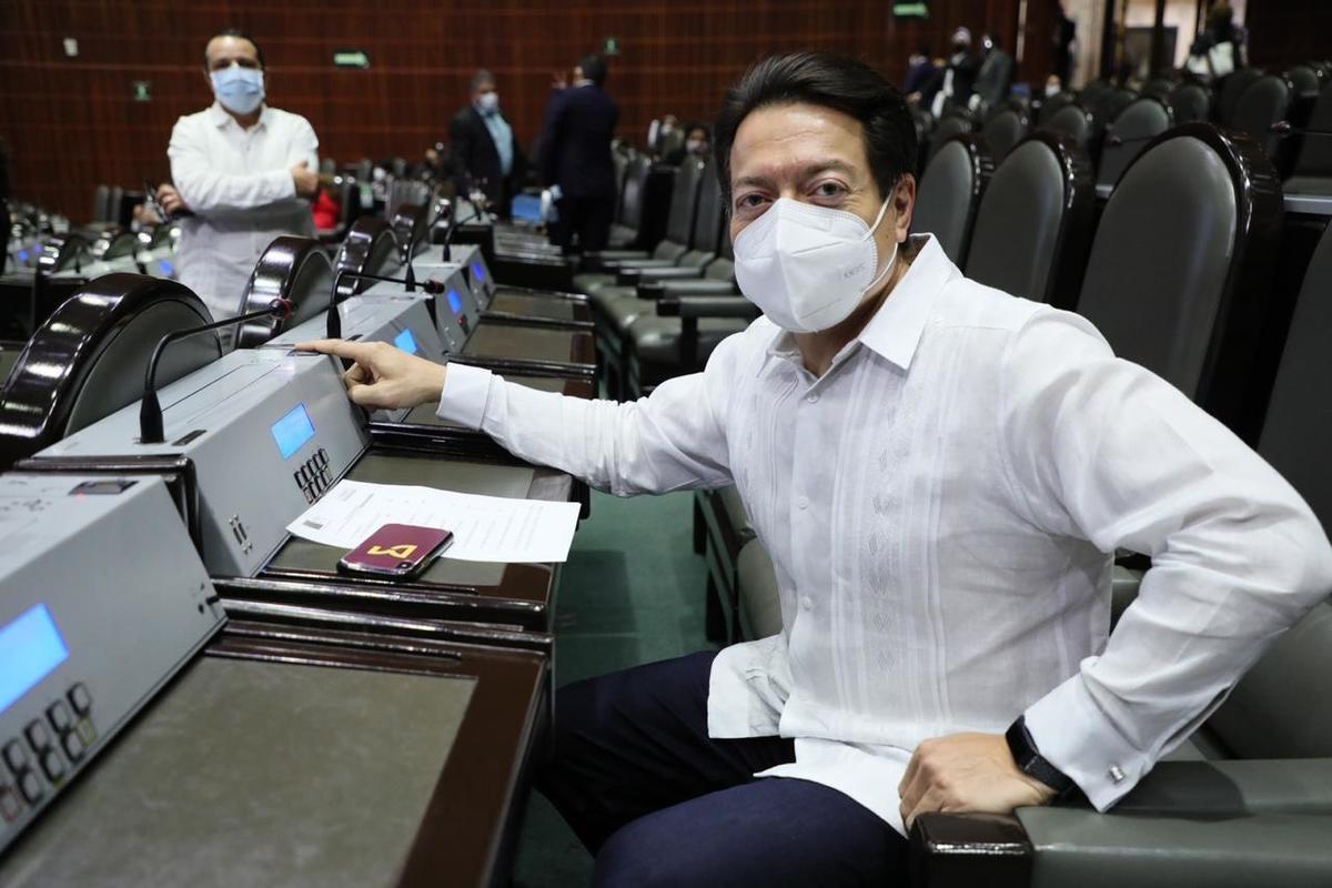 Mario Delgado, líder de Morena en la Cámara de Diputados.