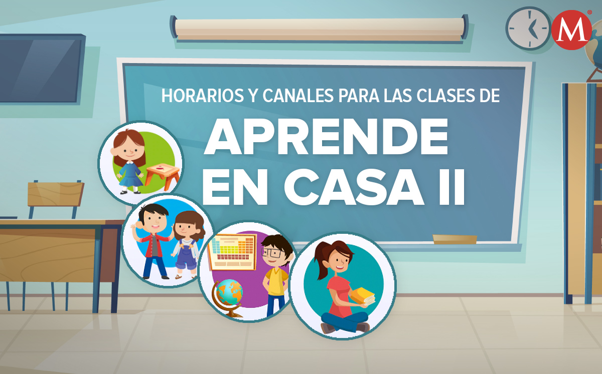 Te presentamos los horarios para el regreso a clases del programa Aprende en casa II.