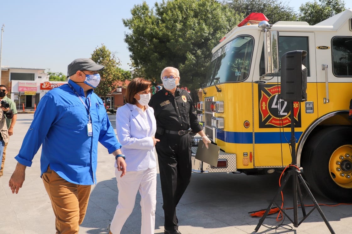 El presidente del Patronato de Bomberos Guadalupe, José Treviño , se sintió satisfecho por la labor que se ha realizado en beneficio de la ciudadanía.
