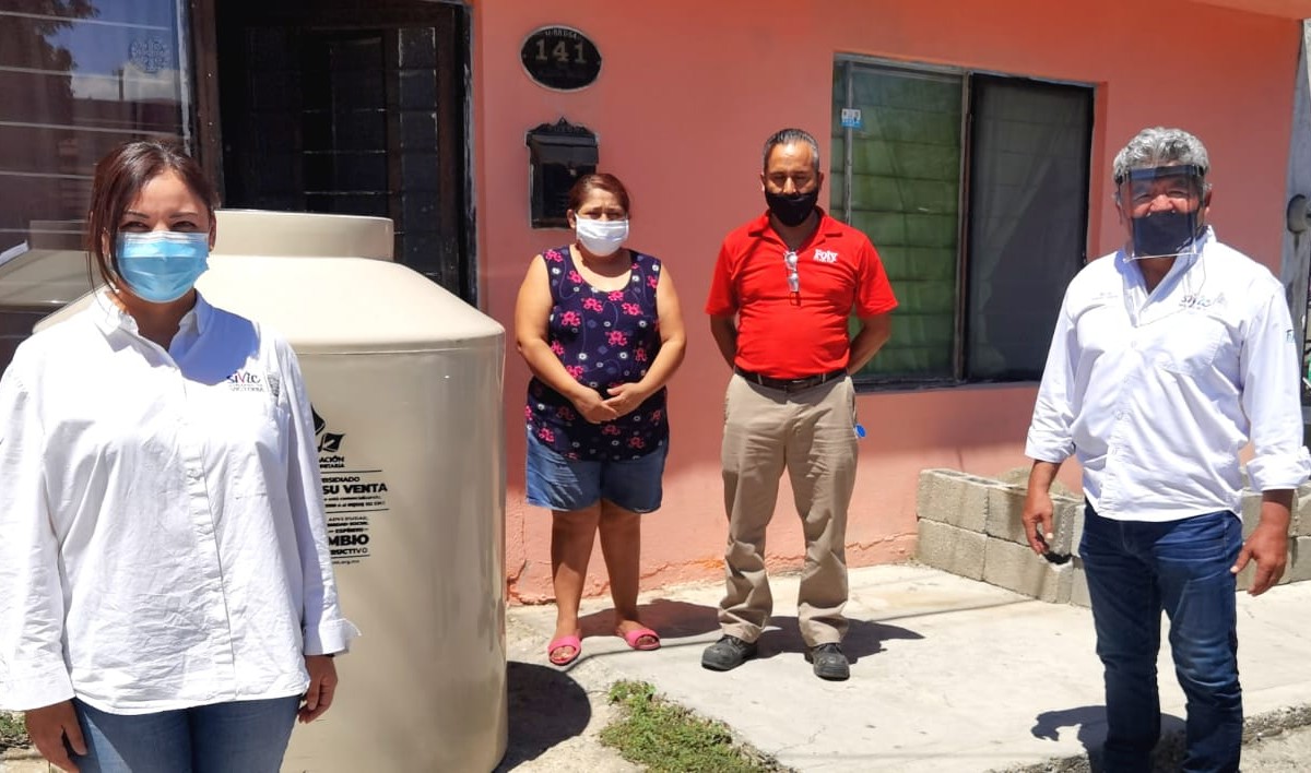 El alcalde Xicoténcatl González supervisa el programa municipal. (Cortesía)