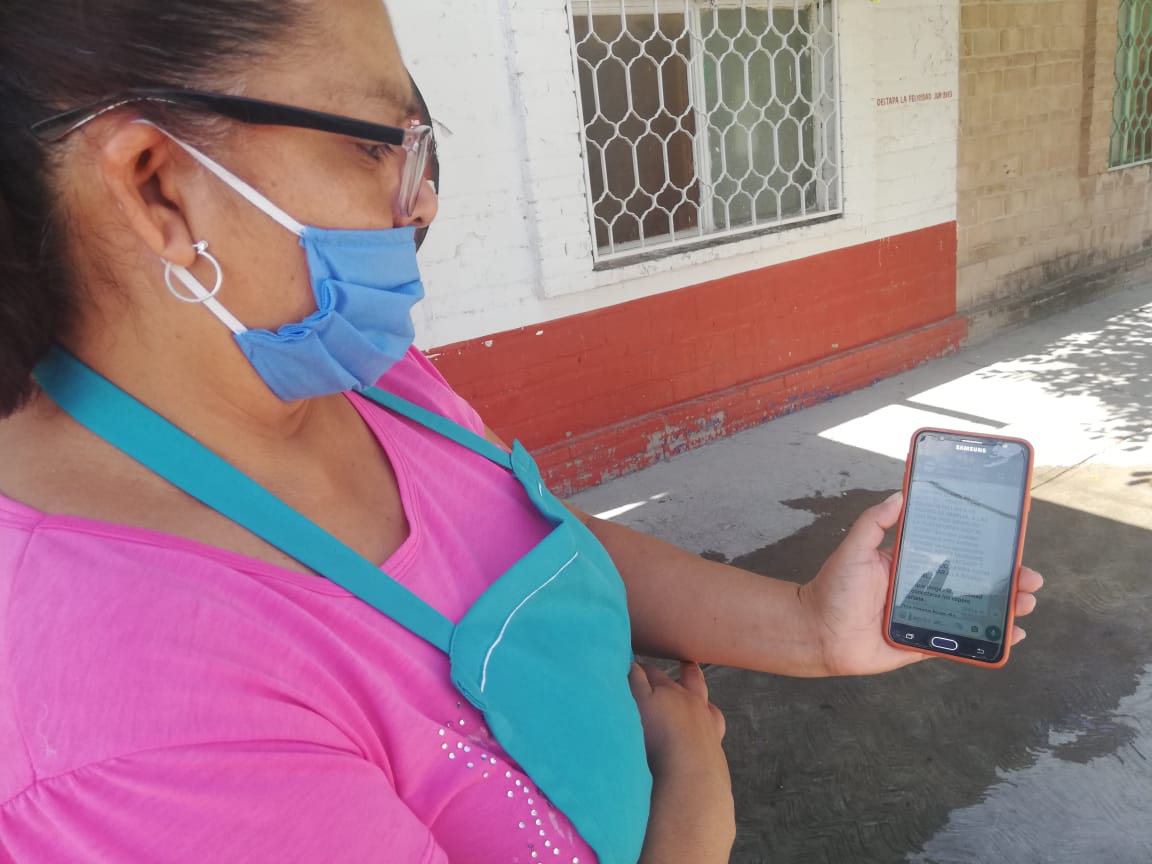 Para Juana Martínez, era mejor cuando su hija acudía a la escuela. (Isis Rábago)