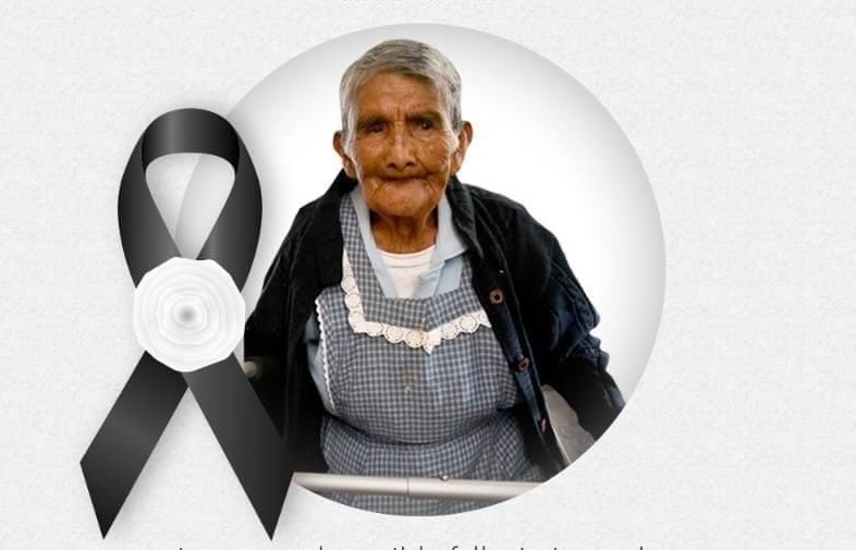 Mujer longeva, Diega Jiménez Xochihuhua, falleció a los 112 años de edad. (Especial)