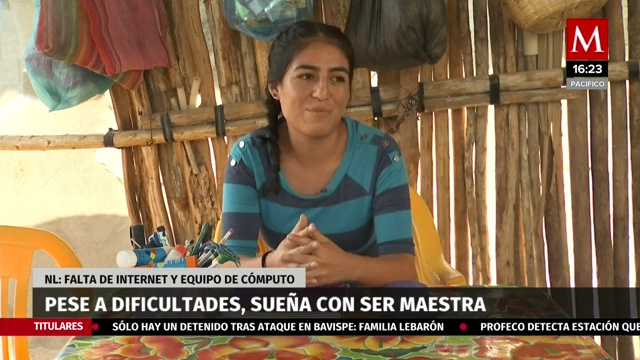 Pese a dificultades, Axiri sueña con ser maestra