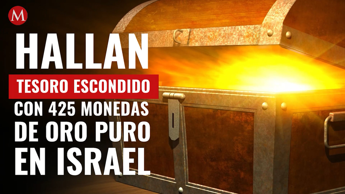 Hallan tesoro escondido con 425 monedas de oro puro en Israel