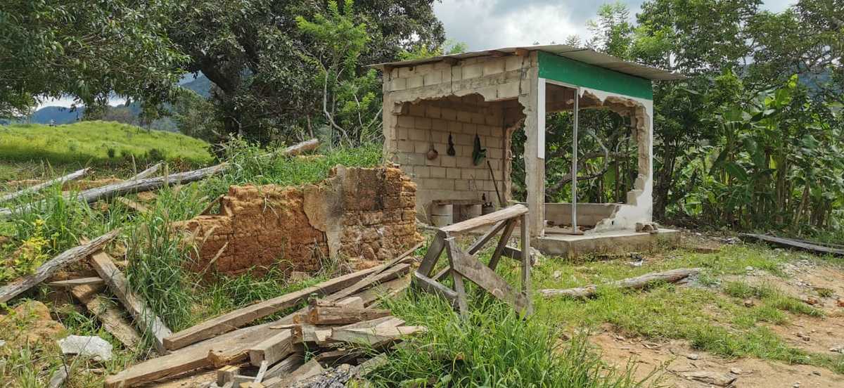Las casas han sido reconstruidas por autoridades de Chiapas.