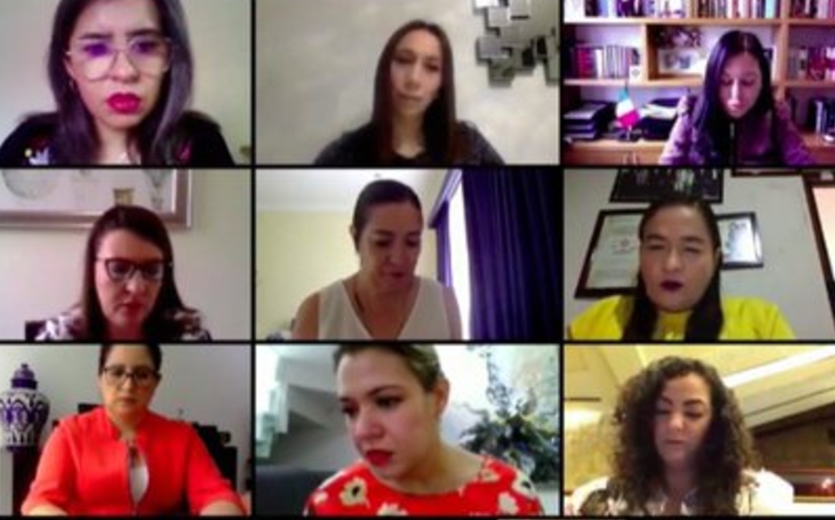 Sesión virtual del Grupo Plural de Igualdad Sustantiva de la Cámara de Diputados.