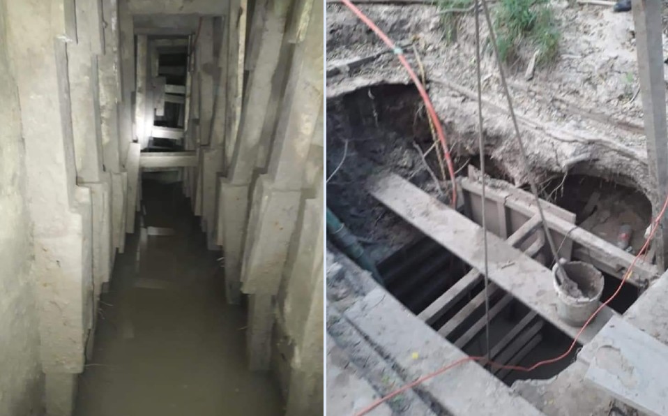 Descubren túnel | Cortesía