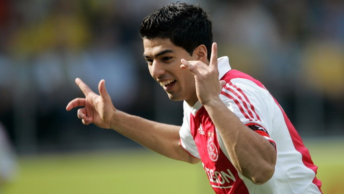 Luis Suárez en su paso por el Ajax (AFP)