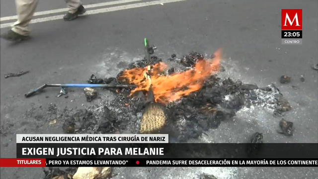 Melanie murió tras cirugía de nariz; acusan negligencia médica en Hospital Español