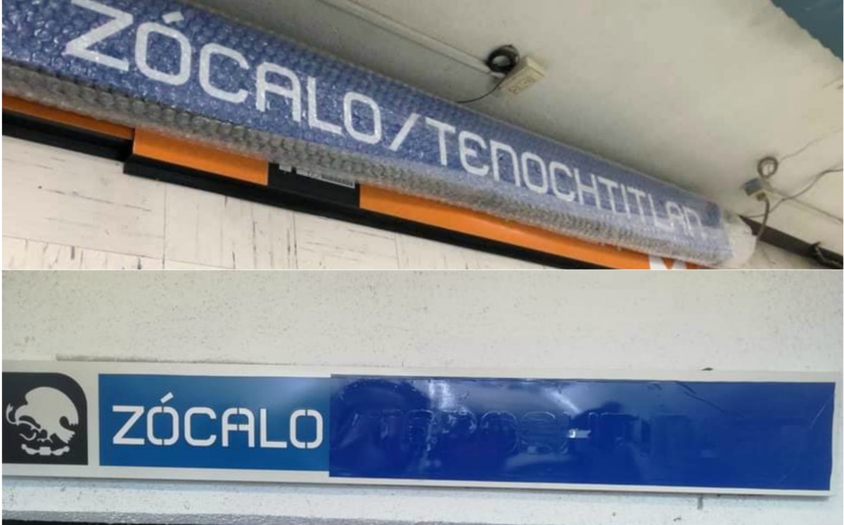 Al nombre de la estación del Metro Zócalo se le agregará Tenochtitlan. (Especial)