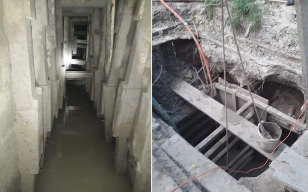 Sedena encuentra túnel a 50 metros del Río Bravo en Matamoros