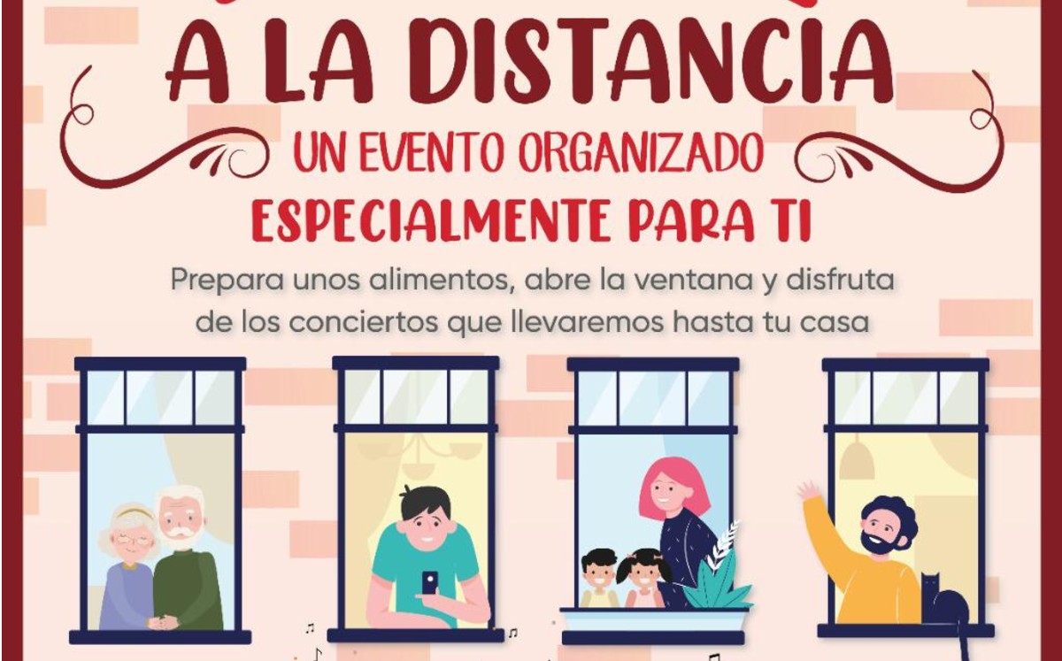 Festival abrazos a la distancia en Tlalpan.