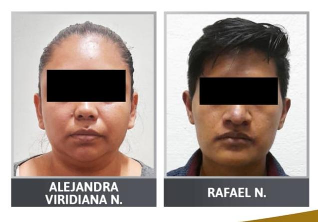 La Institución cumplió órdenes de aprehensión en contra del padre y la madre de la menor de edad.