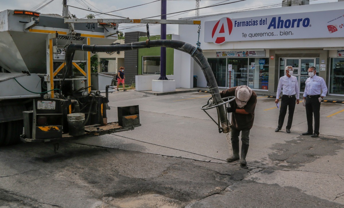 Adrián Oseguera, supervisó los trabajos. (Cortesía)