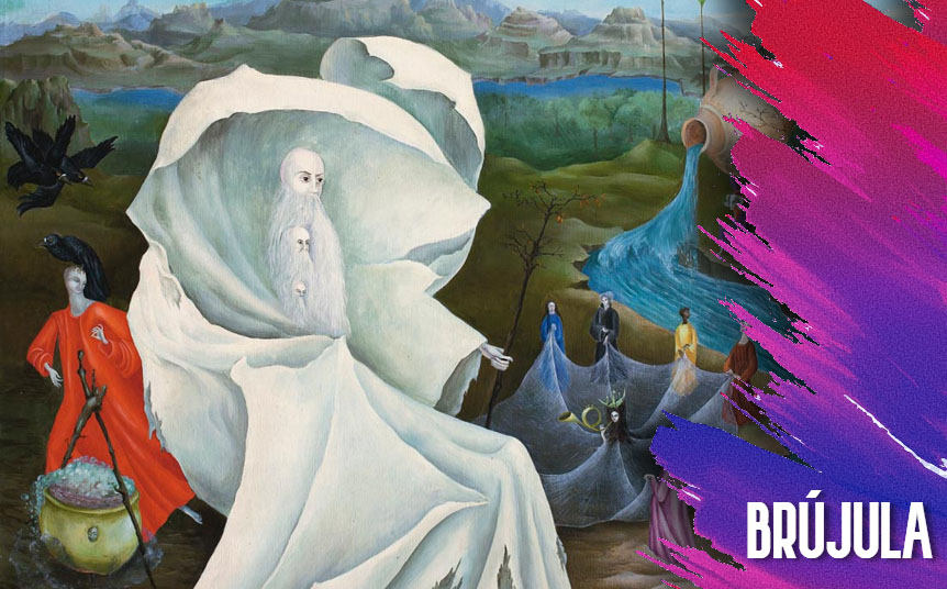 Detalle de ‘La tentación de San Antonio’ óleo sobre lienzo, Leonora Carrington 1947 (Foto: Cortesía)