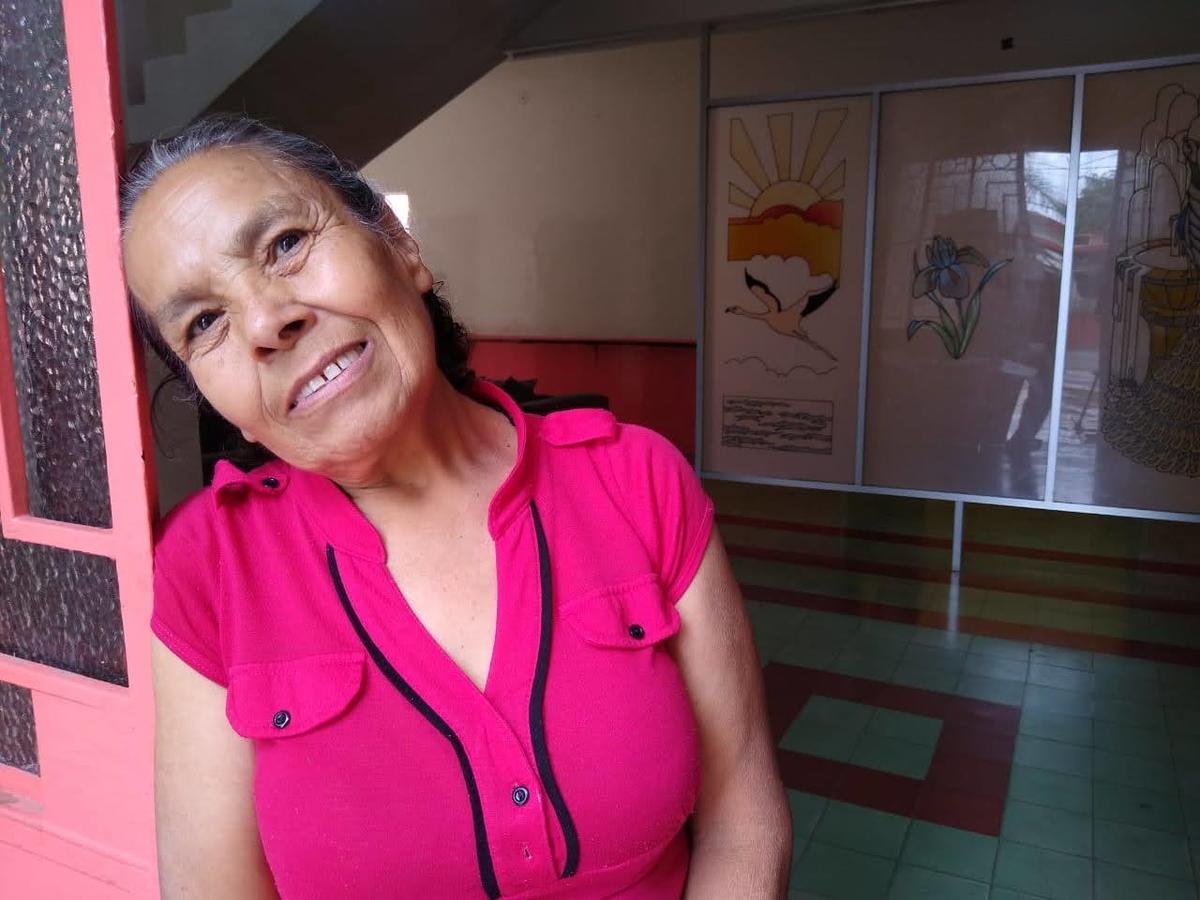 María eligió pasar su vejez en un asilo y lo disfruta al máximo. Foto: Dany Béjar
