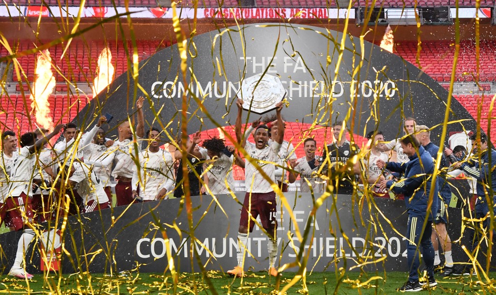 Arsenal venció al Liverpool y se llevó la Community Shield (AFP)