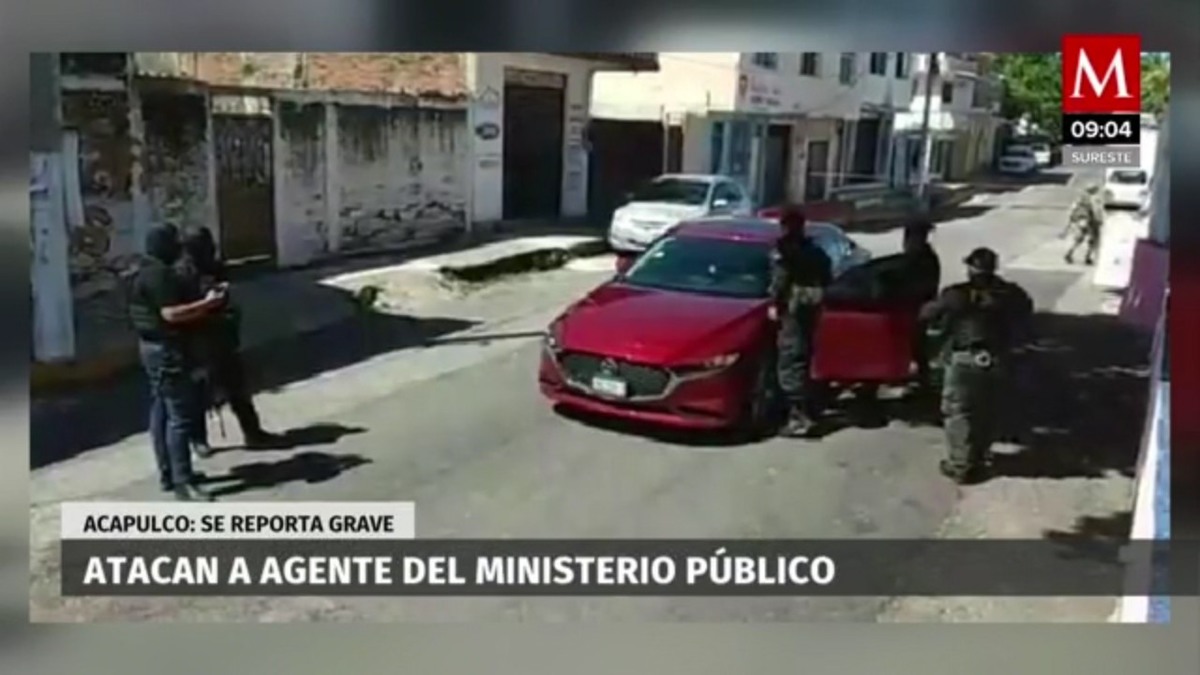 Atacan a balazos a agente del Ministerio Público de Acapulco
