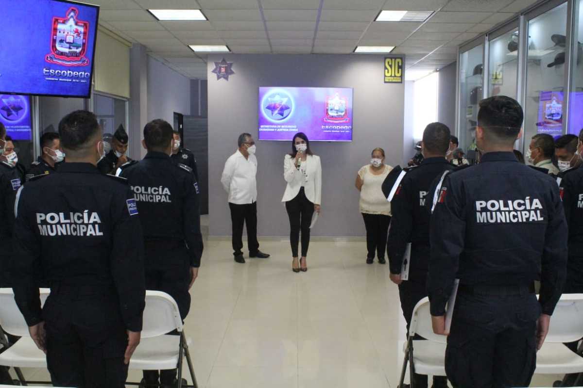 El municipio de Escobedo integró en total a 46 elementos a la Policía de Proximidad. Foto: Especial