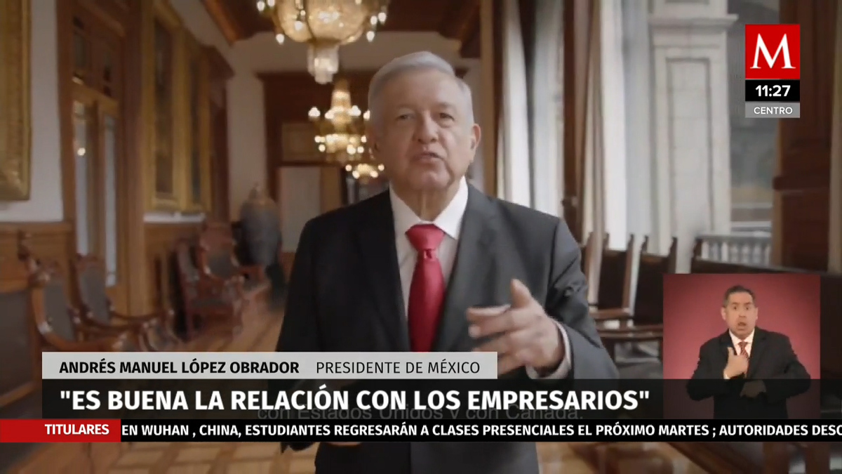 AMLO presume buena relación con empresarios en spot