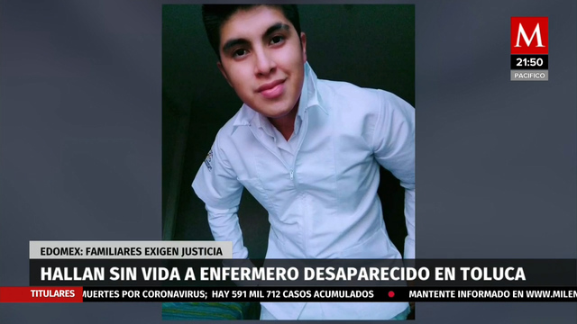 Encuentran muerto a Cristian Trinidad, enfermero que desapareció en Edomex
