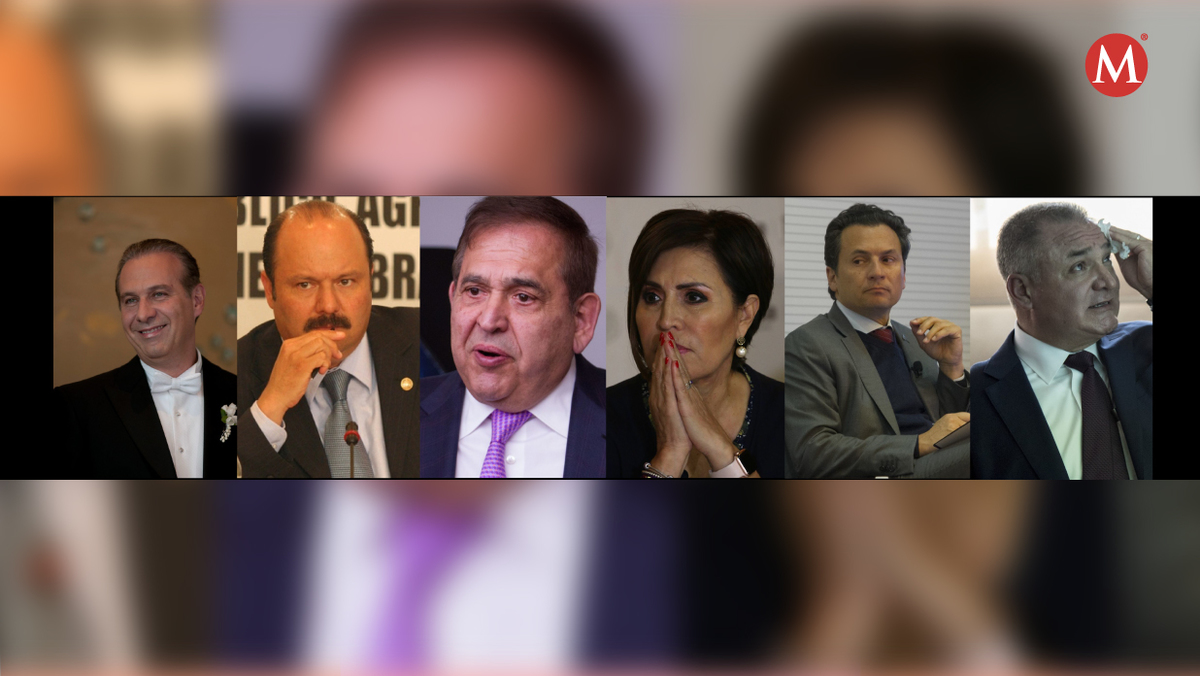 Funcionarios detenidos en el gobierno de Andrés Manuel López Obrador.
