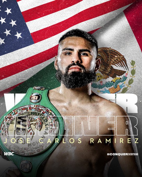 José Ramirez logra victoria en Las Vegas (Twitter @WBCBoxing)