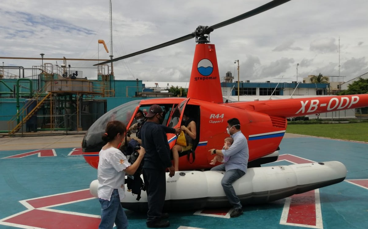 Las operaciones incluyeron el uso de un helicóptero Robinson R44, el cual tiene una capacidad para cuatro personas. (Especial)