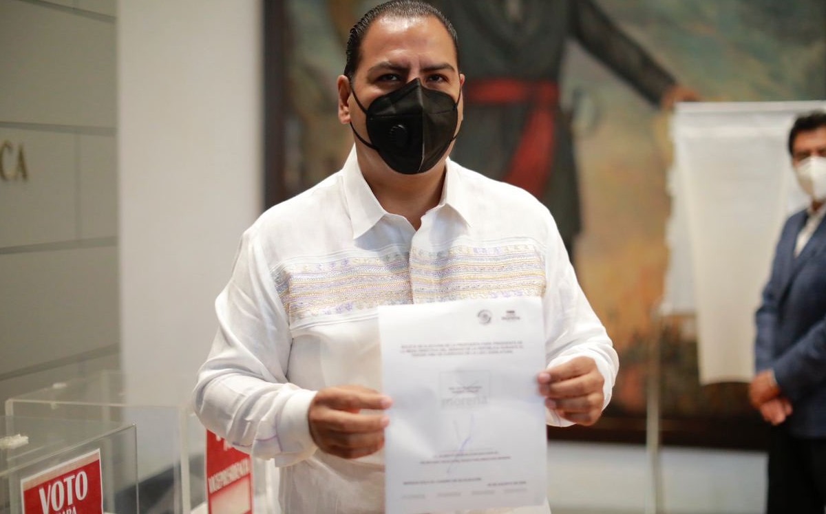 Ramírez fue el único que se registró como aspirante a la presidencia de la Mesa Directiva del Senado. (@ramirezlalo_)