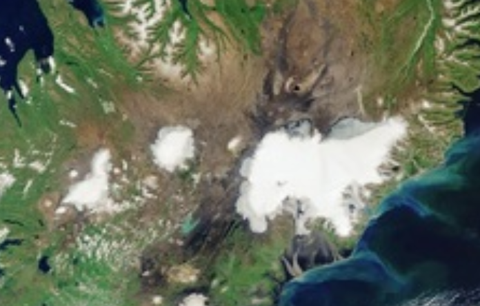 Así se ve Islandia sin nubes desde el espacio. (DPA)